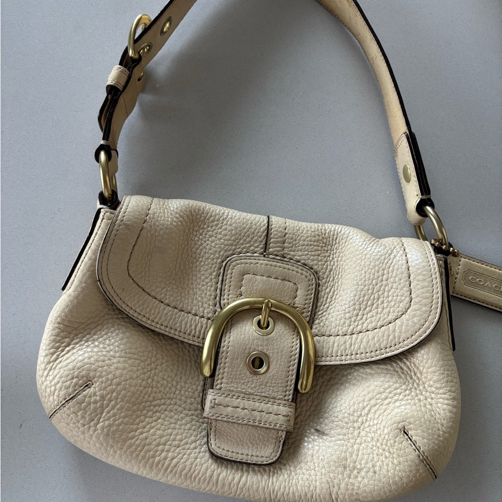 Coach Cream Vintage Leather Women's Bag